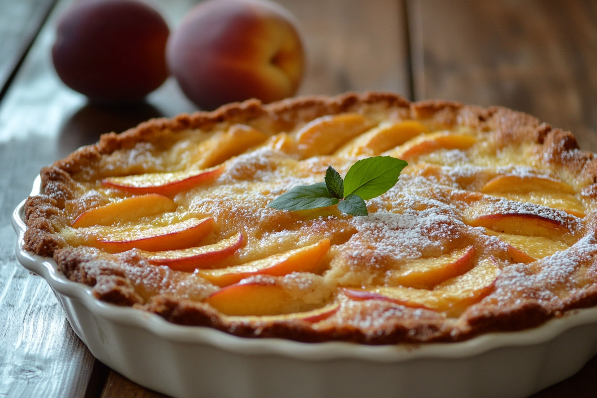 Peach Dump Cake