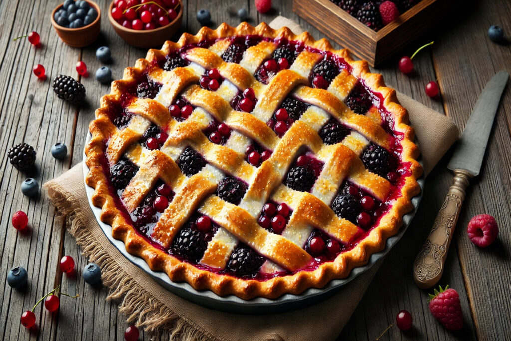 simple recipes for goumi berry pie