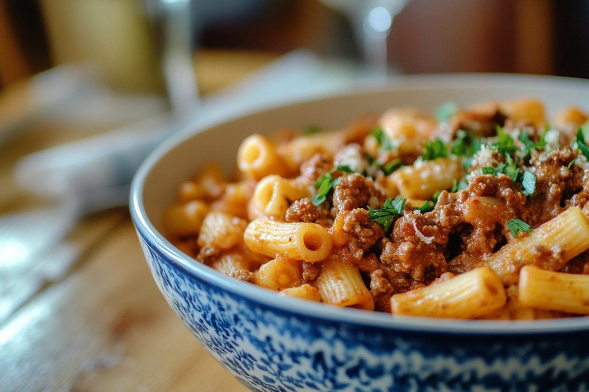 Homemade Beefaroni