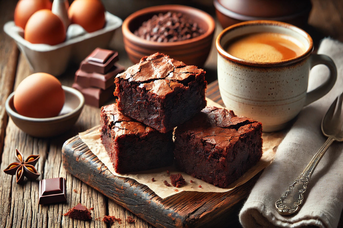 Homemade cake Brownie Mix