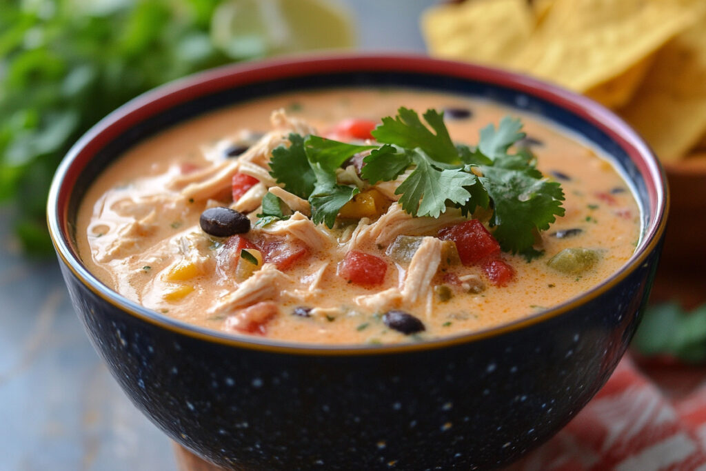 Creamy Chicken Tortilla Soup